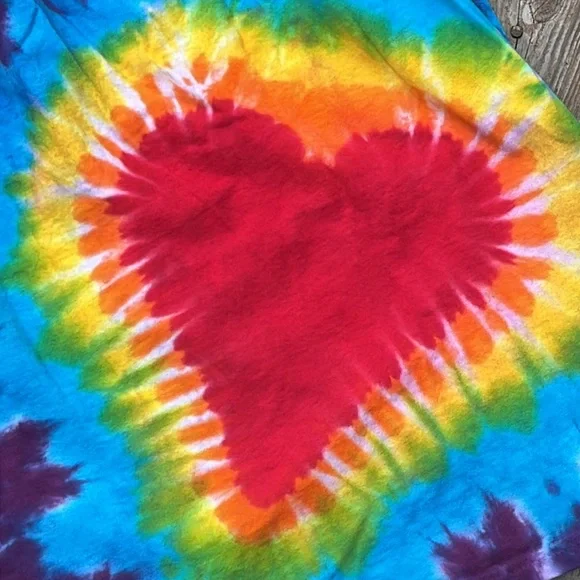 Tie-Dyed babydoll style dress Girls L - Picture 3 of 6